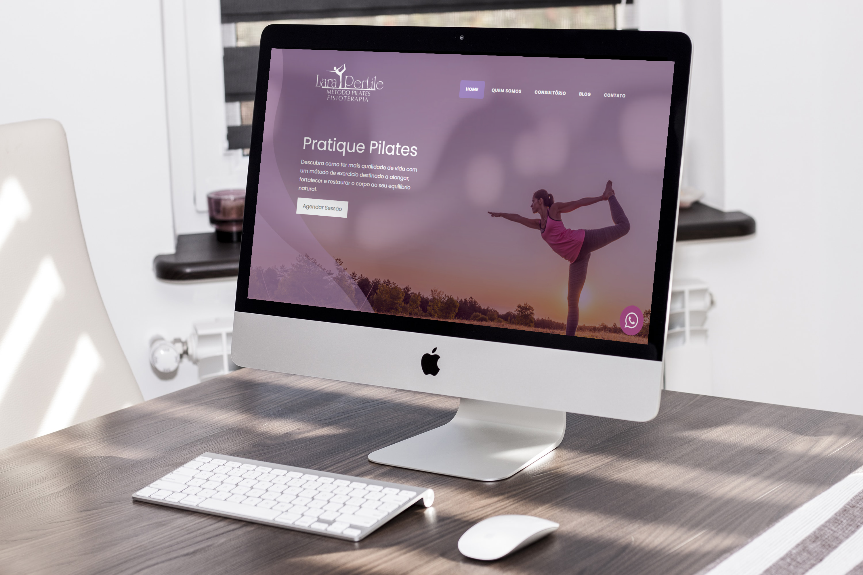 website Lara Pertile Pilates