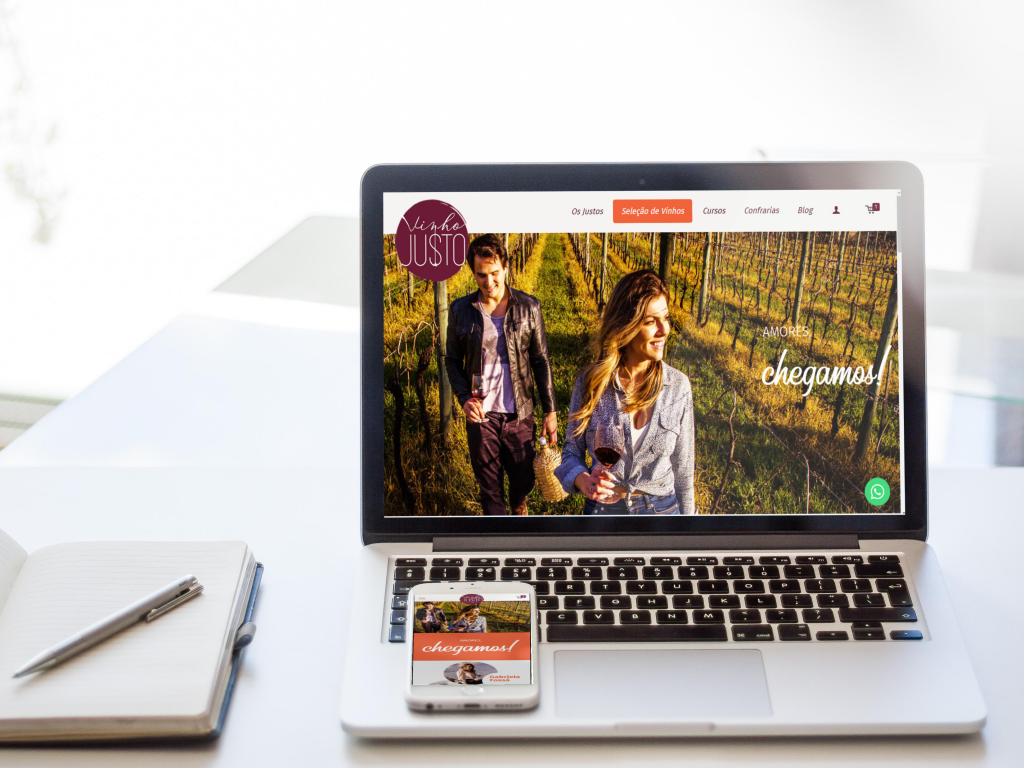 Website Vinho Justo